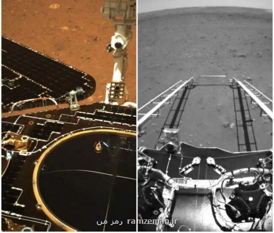 اولین تصاویر مریخ نورد چینی از سطح مریخ منتشر گردید