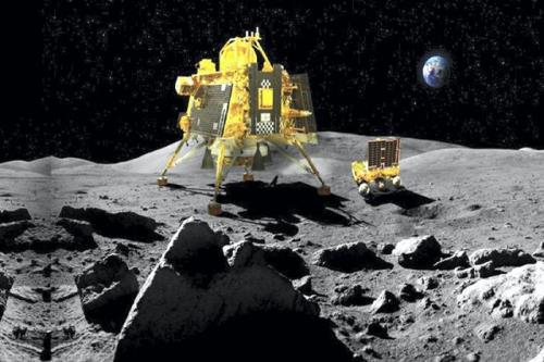 فرود تاریخ ساز کاوشگر هندی روی قطب جنوب ماه