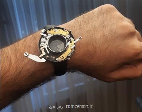 یك عكاس ایرانی از قطعات یك دوربین ساعت هوشمند ساختبعلاوهتصاویر